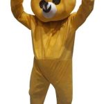 Yellow Teddy Bear Mascot Dress