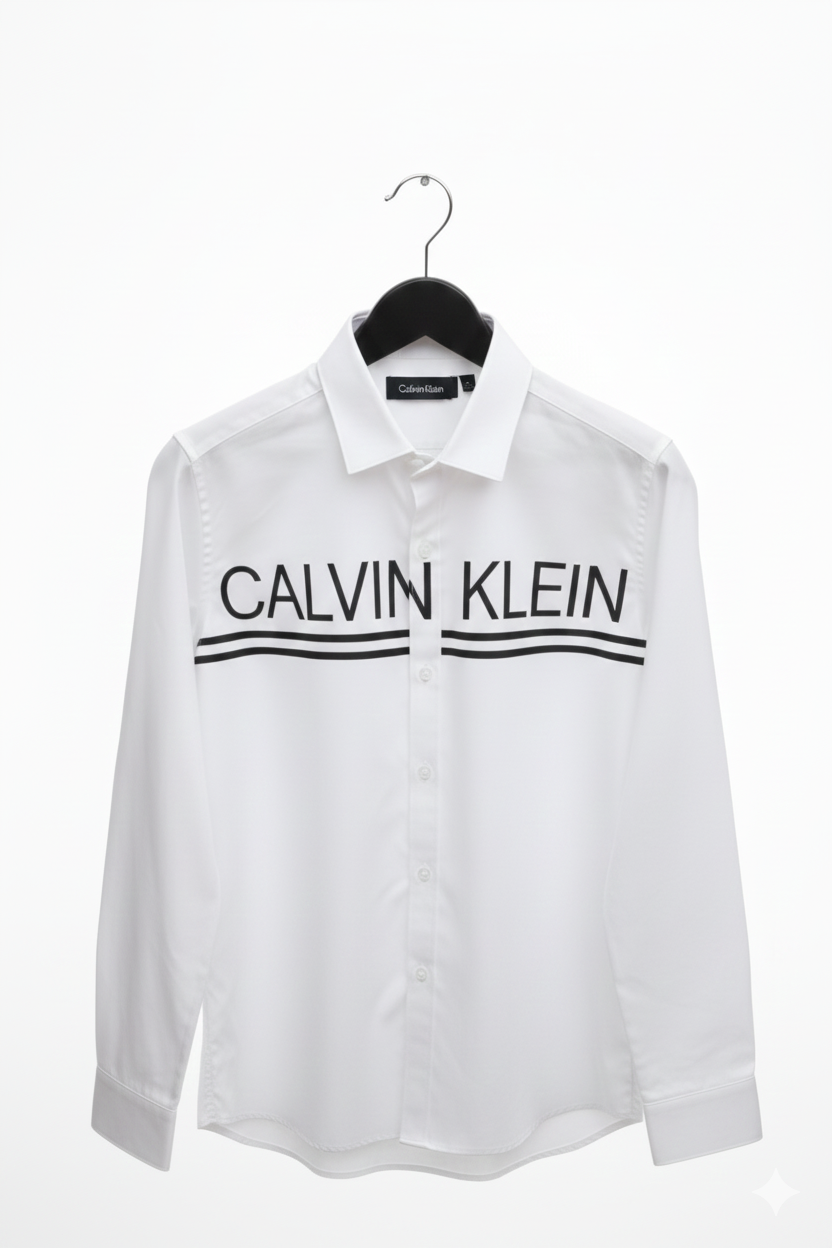 Premium Branded Drezola  Premium White Button-Down Shirt for Men