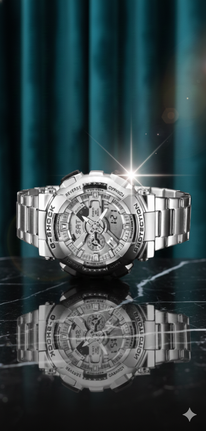 Casio G-Shock Silver Men’s Analog-Digital Watch