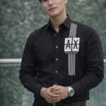Armani black shirt