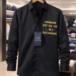 armani exchange black shirt