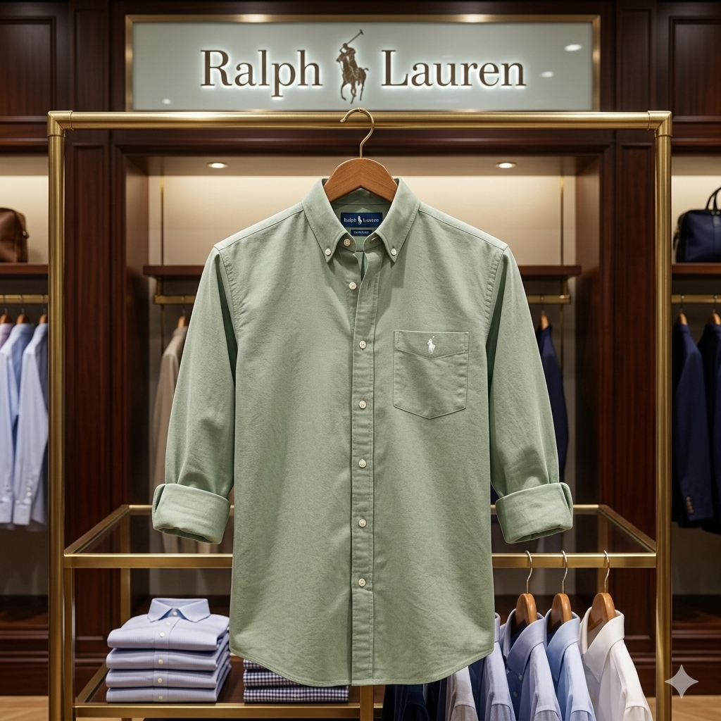 Best Premium Original Ralph Lauren Light Green Shirt