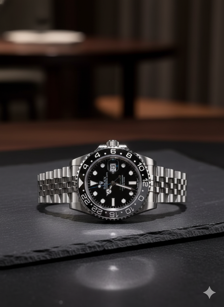 Rolex Watch Luxury Stainless Steel GMT Watch