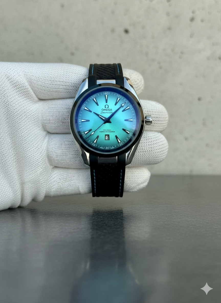 Omega Seamaster Aqua Blue Dial – Classy & Premium Watch