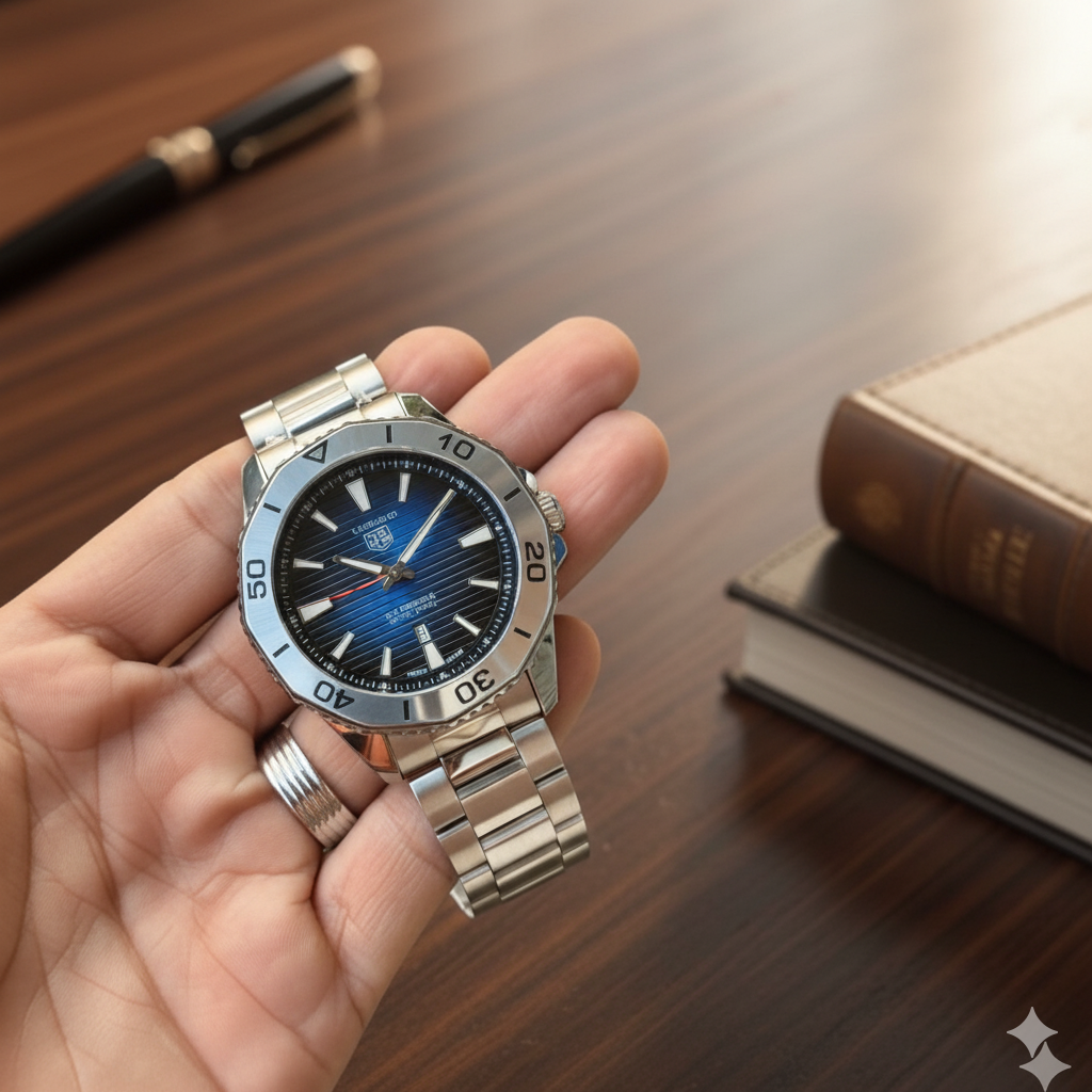 TAG Heuer Aquaracer Blue Dial Stainless Steel Luxury Watch